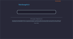 Desktop Screenshot of blackangels.it